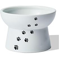 Amazon | 猫壱 ハッピーダイニング 猫用 脚付ウォーターボウル